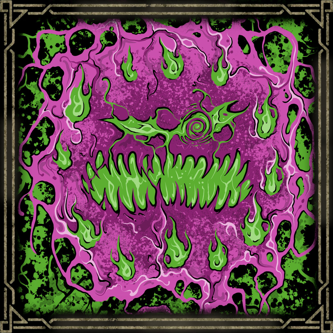 Concept Art of The Forbidden Spirits of the Keystone. Ancient tales describe this entity as a vessel for spirits who could not find peace. Its dark, swirling form holds countless whispers, and its gaze is said to pierce the soul of anyone nearby. Despite its eerie appearance, it rarely acts without provocation, instead silently waiting for those who disturb the balance of the spirit world.