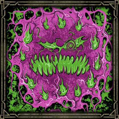 Wallpaper of The Forbidden Spirits of the Keystone. Composed of trapped spirits, this being is said to dwell within a mysterious stone structure. It is quiet yet unsettling, and folklore claims it grows stronger when it collects the anger and sorrow of wandering souls. Travelers who encounter it often sense a presence that seems to watch their every move.