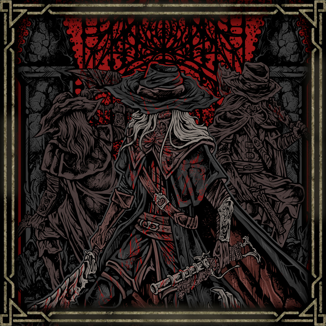Concept Art of The Old Hunters. The Old Hunters were pioneers who hunted beasts at the behest of the Healing Church. Though heroes in Yharnam’s eyes, their devotion twisted into obsession. Their legacy became one of tragedy—warriors like Ludwig and Lady Maria bound within the Nightmare, embodying the curse of blood and the sins of the Church.