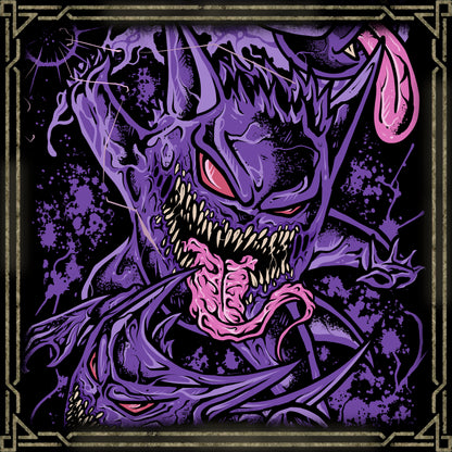 Concept Art of The Poison Ghosts of Kanto. Beginning as little more than a drifting cloud of ghostly vapor, this spectral line gradually takes on a more solid and cunning form. The middle stage enjoys frightening travelers with sudden appearances and chilling touches. When fully matured, it becomes a shadow-dwelling trickster that blends perfectly with darkness, silently observing before striking with eerie precision.