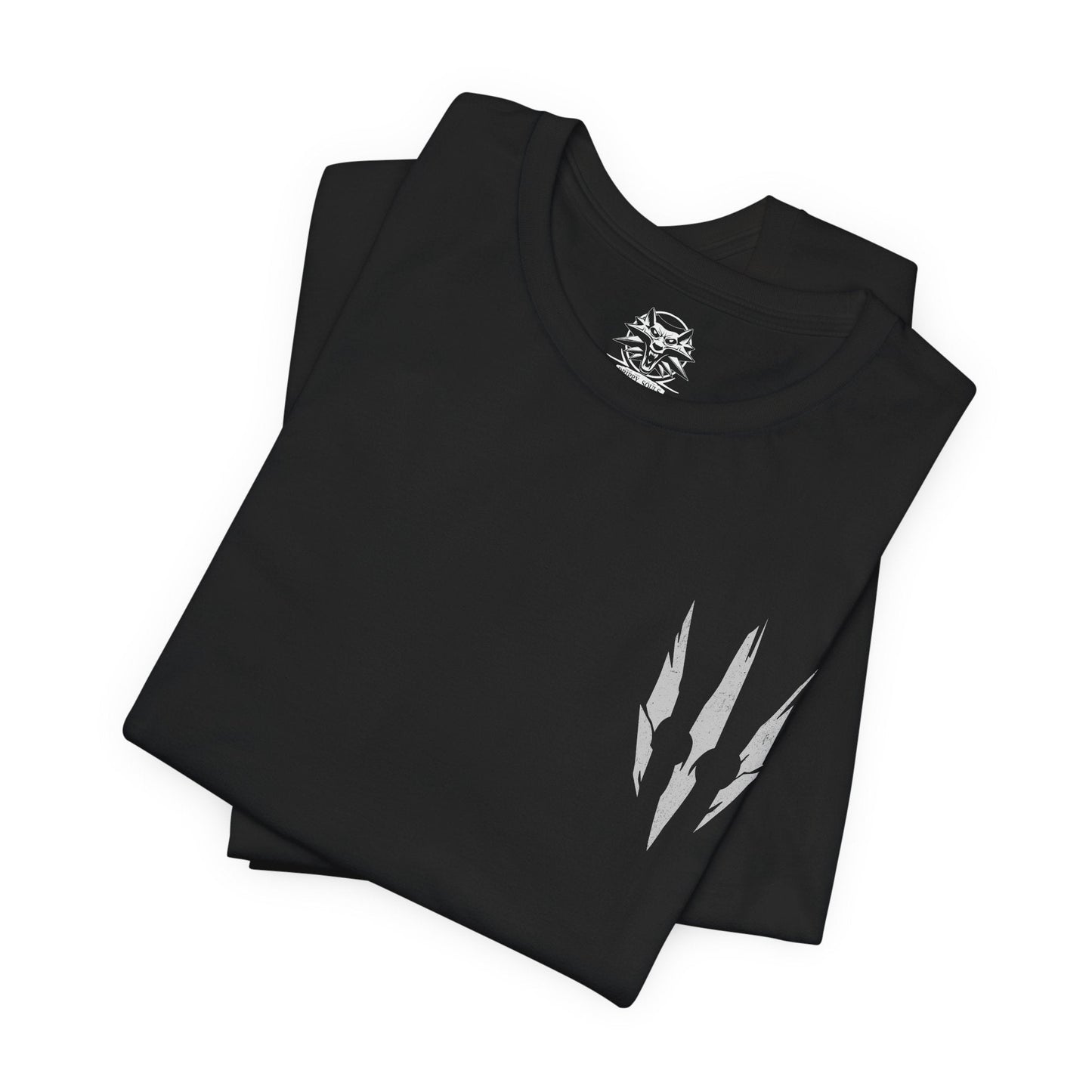 Image 6 of a T-shirt artwork depicting Eredin, king of the Wild Hunt, flanked by Imlerith’s brutal, hulking presence and Caranthir’s arcane mastery. Cracks of ice and magic tear through the sky as portals open between worlds, symbolizing conquest and extinction. This design reflects the Hunt’s role as harbingers of death, winter, and the collapse of entire civilizations.
