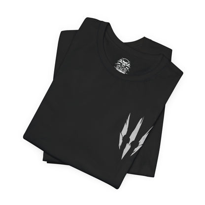 Image 6 of a T-shirt artwork depicting Eredin, king of the Wild Hunt, flanked by Imlerith’s brutal, hulking presence and Caranthir’s arcane mastery. Cracks of ice and magic tear through the sky as portals open between worlds, symbolizing conquest and extinction. This design reflects the Hunt’s role as harbingers of death, winter, and the collapse of entire civilizations.