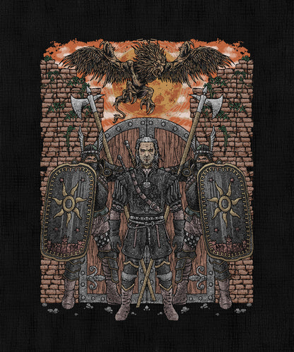 Wallpaper of The Witcher 3 The Beast of White Orchard. Encountered during Nilfgaard’s campaign, the White Orchard Griffin symbolizes the true beginning of Geralt’s journey. Once a majestic predator, it becomes a menace after its mate is killed by soldiers. The hunt teaches that war breeds monsters — not only beasts, but consequences — setting the grim tone for Temeria.