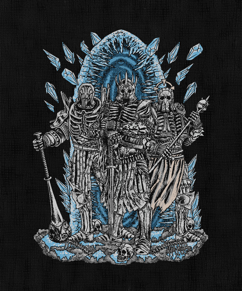 Concept Art of The Witcher 3 The Wild Hunt. Clad in ghostly armor, Eredin, Imlerith, and Caranthir lead the Wild Hunt as omens of catastrophe. Their pursuit of Ciri is driven by survival, conquest, and fear of extinction. In The Witcher, they stand as avatars of cosmic inevitability — conquerors who bring frost, war, and despair wherever they ride.