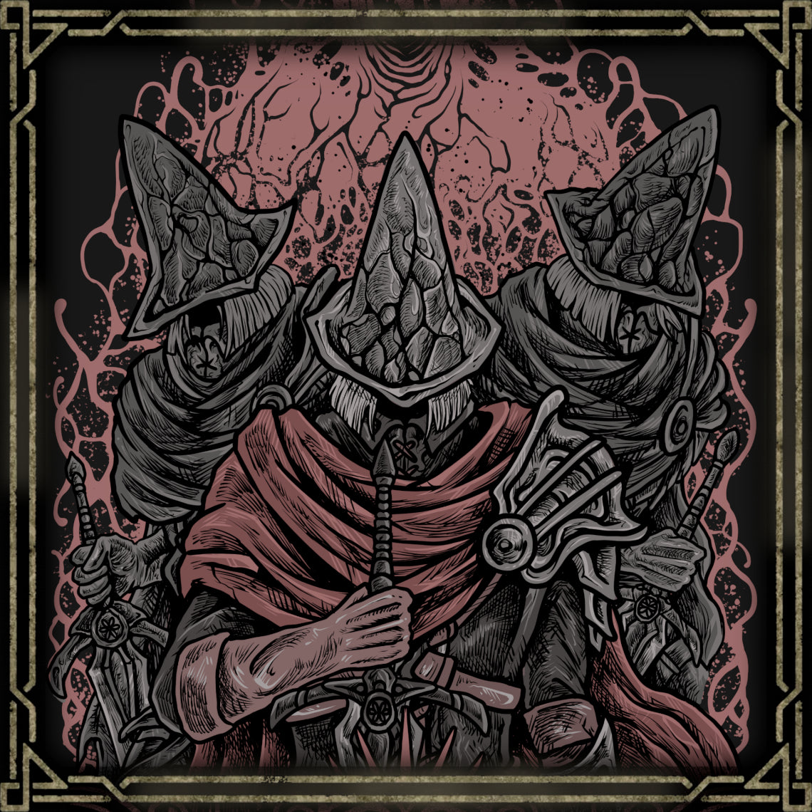 Wallpaper of Undead Legion of Farron. In Dark Souls III, the Abyss Watchers stand as a fallen order of knights dedicated to containing the Abyss. When it consumes them, they turn on one another in an endless duel, rising again and again. Their iconic battle embodies sacrifice, corruption, and the cost of fighting darkness for too long.