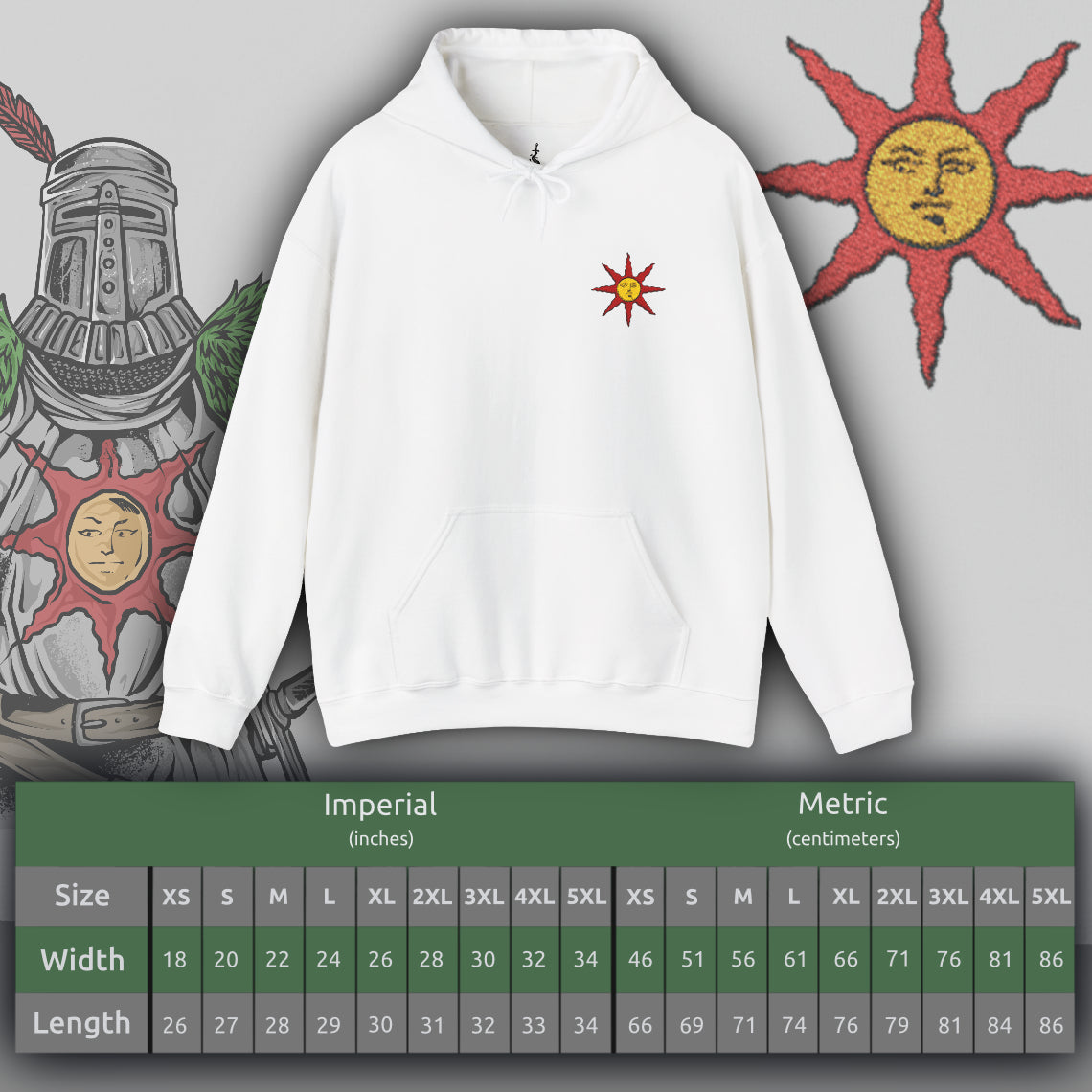 Concept Art of Warrior of Sunlight Embroidered White. The Warriors of Sunlight are a covenant in Dark Souls known for jolly cooperation and praise of the Sun. Members assist other players in co-op combat, earning Sunlight Medals as proof of devotion to Lord Gwyn’s guiding light.