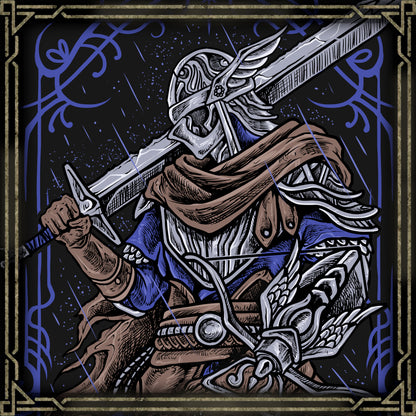 Wallpaper of Wylder. Wylder is a swordsman shaped by survival. With balanced strength, dexterity, and endurance, he can wield nearly any melee weapon with deadly efficiency. His adaptability makes him a formidable warrior on any battlefield.